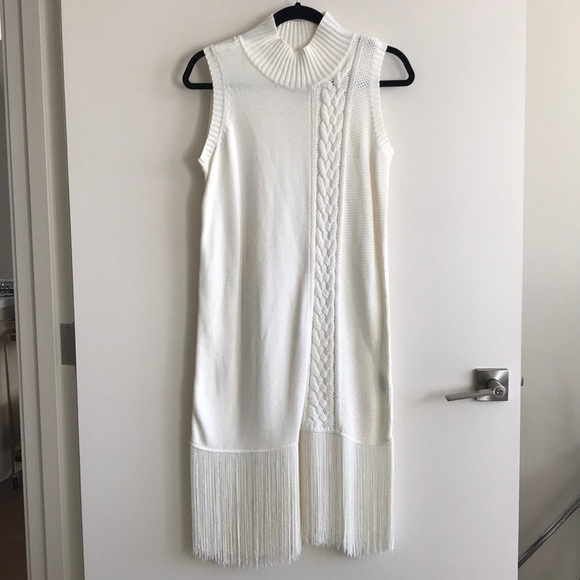 Timo Weiland Dresses & Skirts - Timo weiland sweater fringe dress